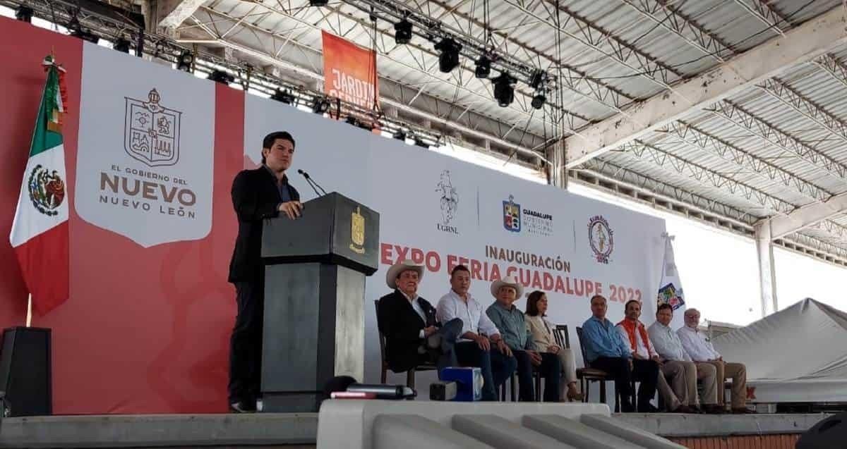 Inaugura Samuel García la Expo Feria Guadalupe 2022