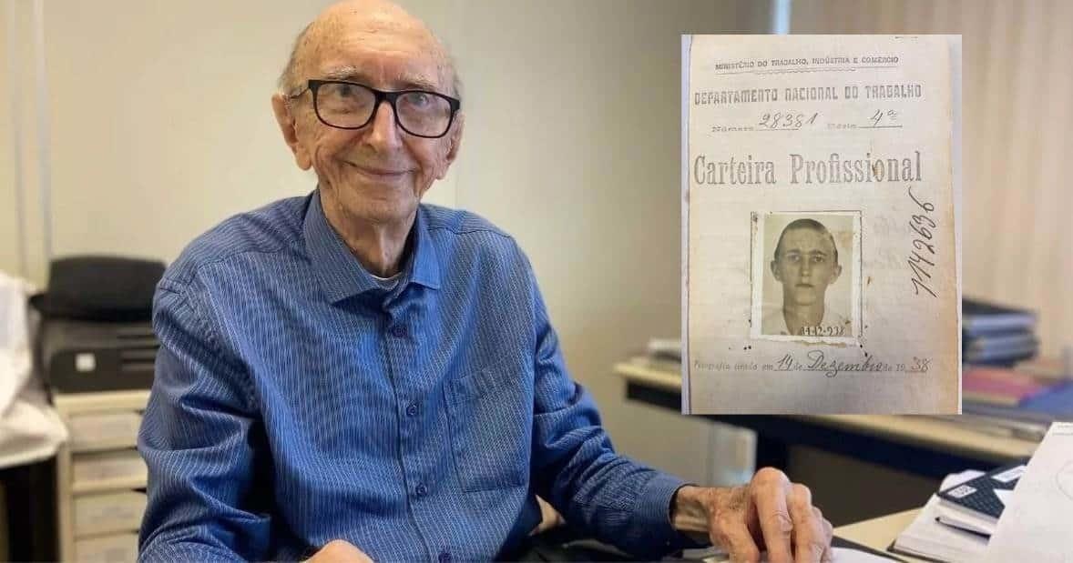 ¡Qué aguante! Hombre cumple 84 años trabajando en la misma empresa