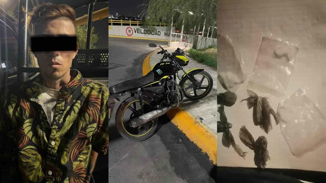 Detienen a hombre por portar envoltorios de cristal