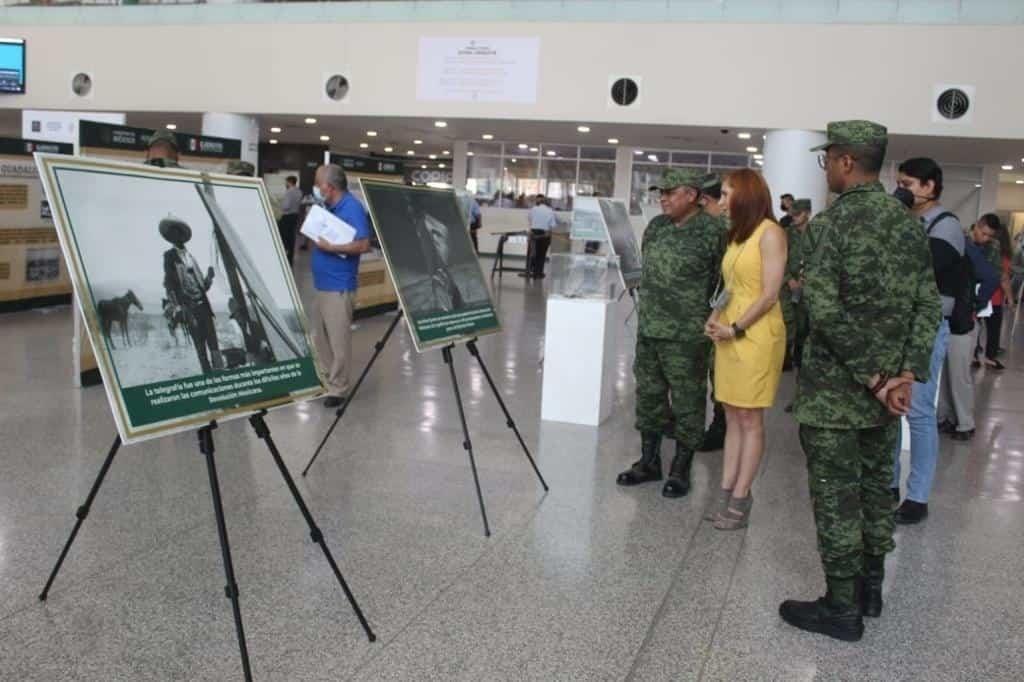 Instala Ejército Mexicano exposición cultural militar en Pabellón Ciudadano