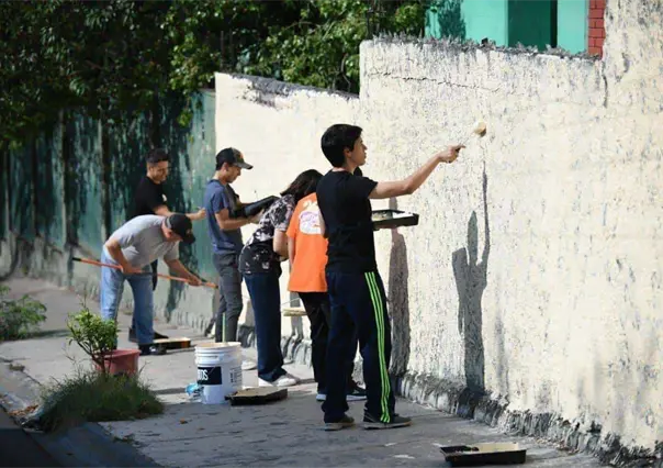 Llevan programa Juntas y juntos por tu escuela a 5 planteles en Monterrey