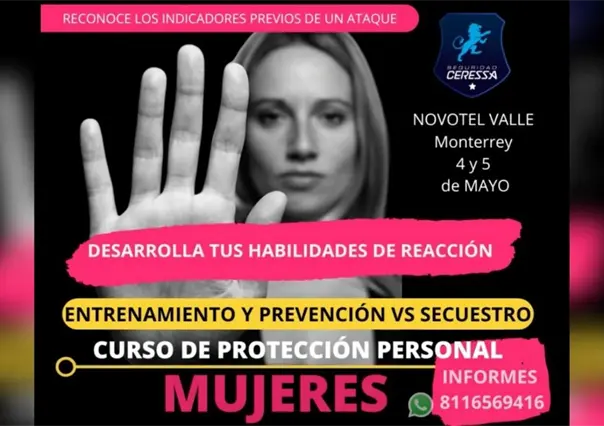 Ofrecen curso de defensa personal para mujeres