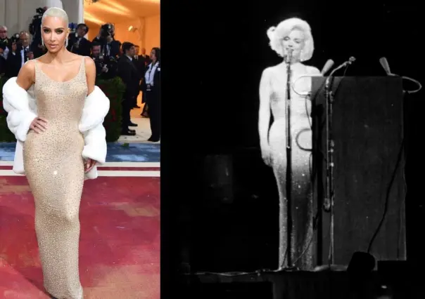 Bajó Kim Kardashian 7 kilos para lucir vestido de Marilyn Monroe