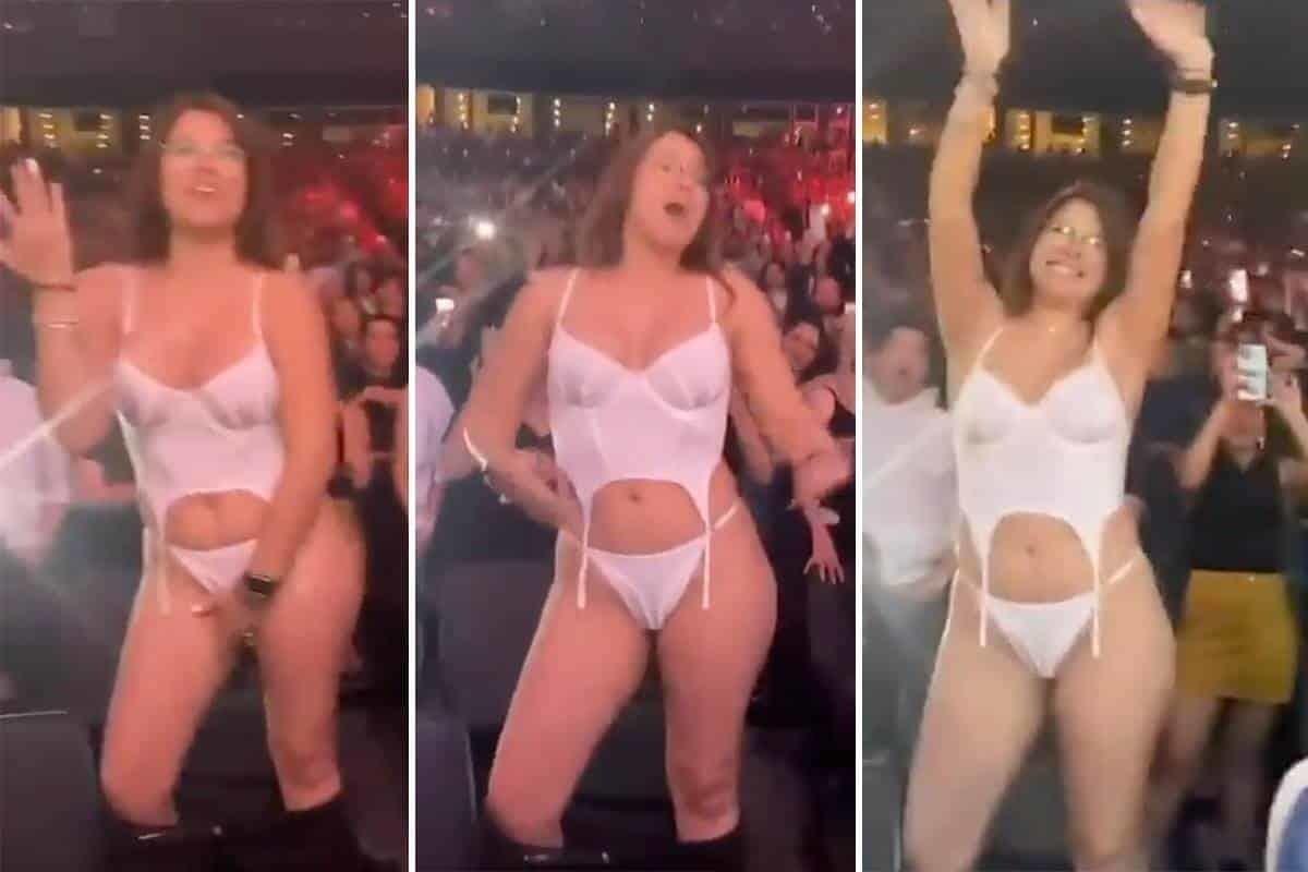 VIDEO: ¡Se entrega! Fan se quita la ropa en show de Ricardo Arjona