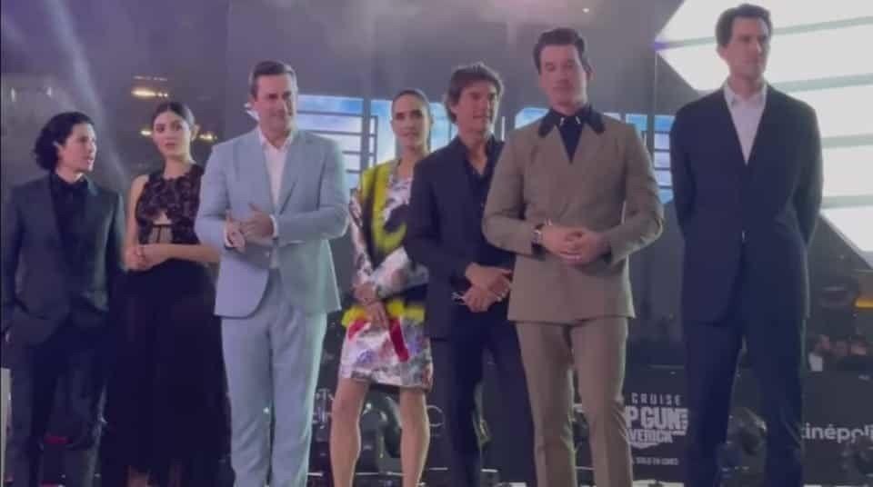 Aterriza elenco de Top Gun: Maverick en la Ciudad de México