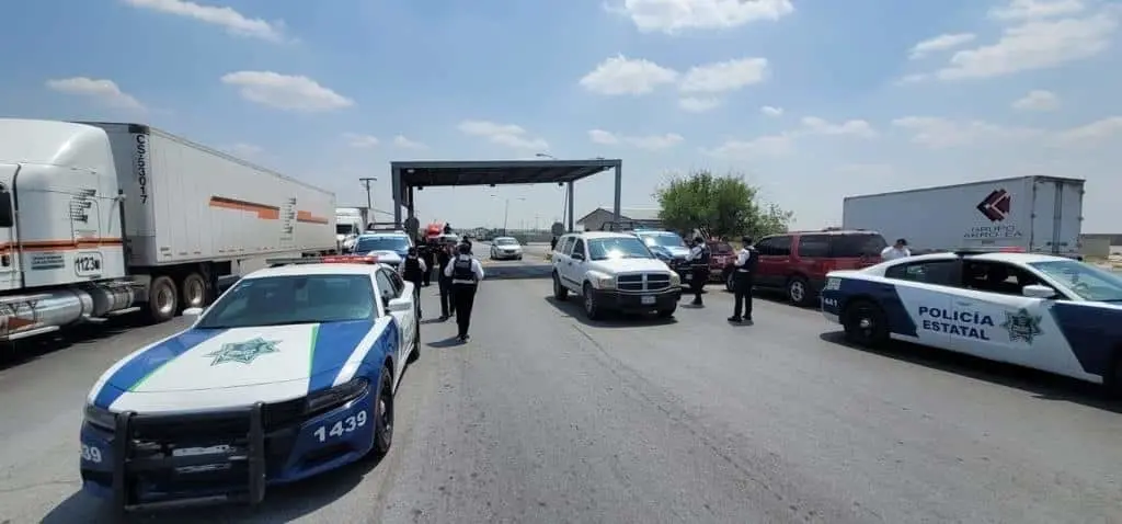 Colocan operativo contra migrantes en Km 26 de Nuevo Laredo