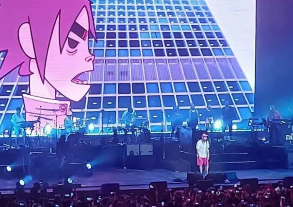 Deja huella Gorillaz en Monterrey, hace vibrar a regios