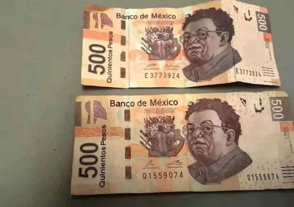 ¡De 200 y 500! Alertan por billetes falsos en el sur de Tamaulipas