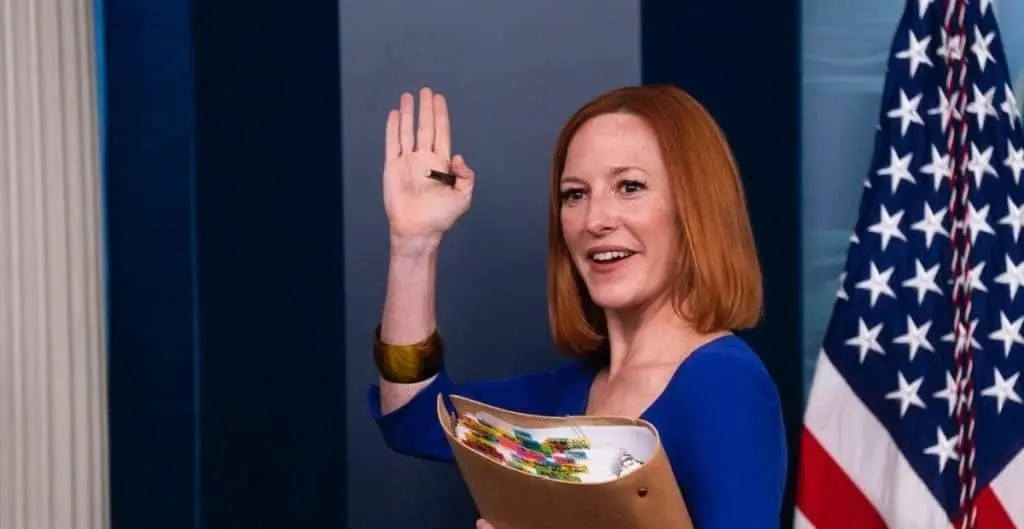 ¡El adiós de Jen Psaki! Se despide como portavoz de la Casa Blanca