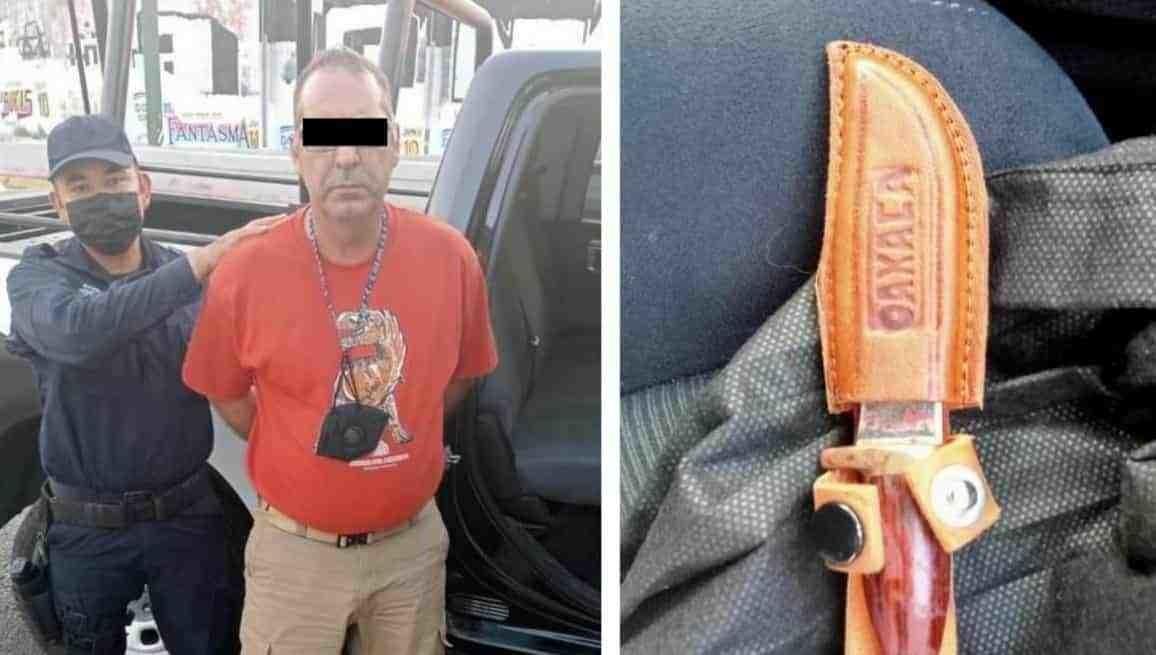 Pelean por cambio de carril; Resulta uno con herida de cuchillo