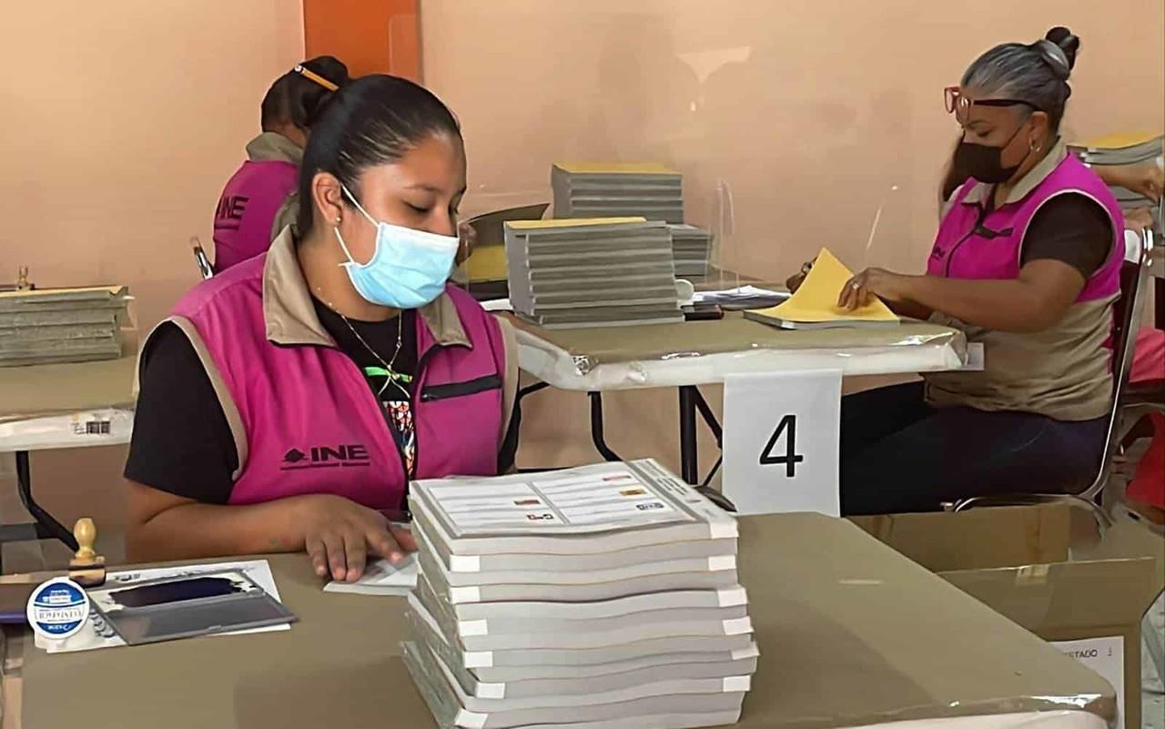 Recibe IETAM Nuevo Laredo boletas electorales