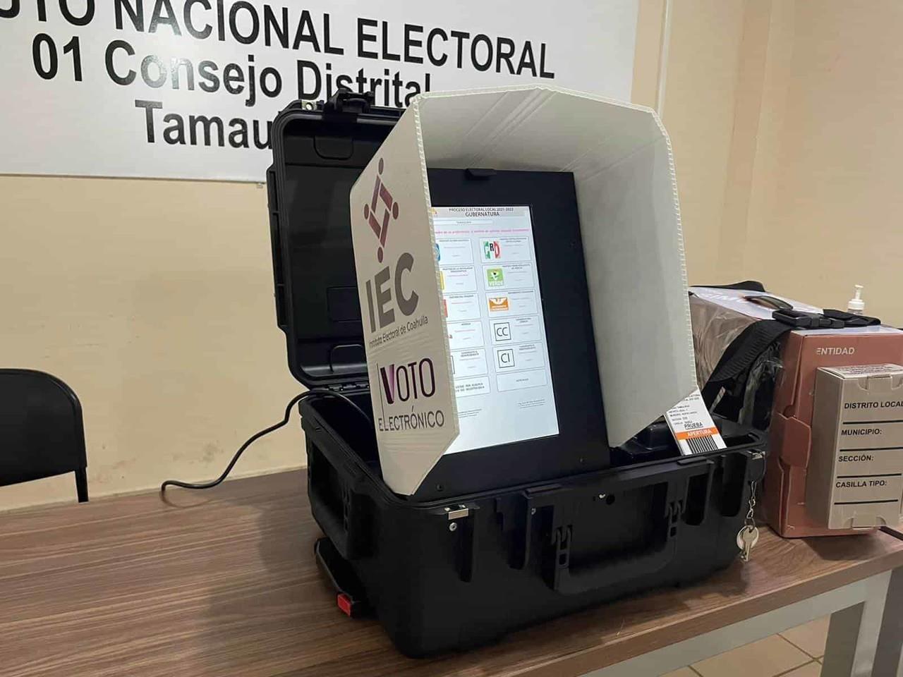Destaca IETAM prueba piloto de voto electrónico