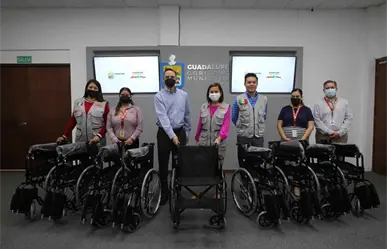 Recibe DIF Guadalupe donativo de sillas de ruedas