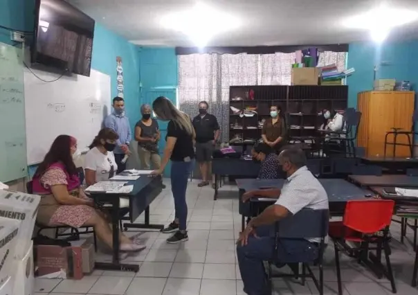 Realizan simulacro con urnas electrónicas en Nuevo Laredo