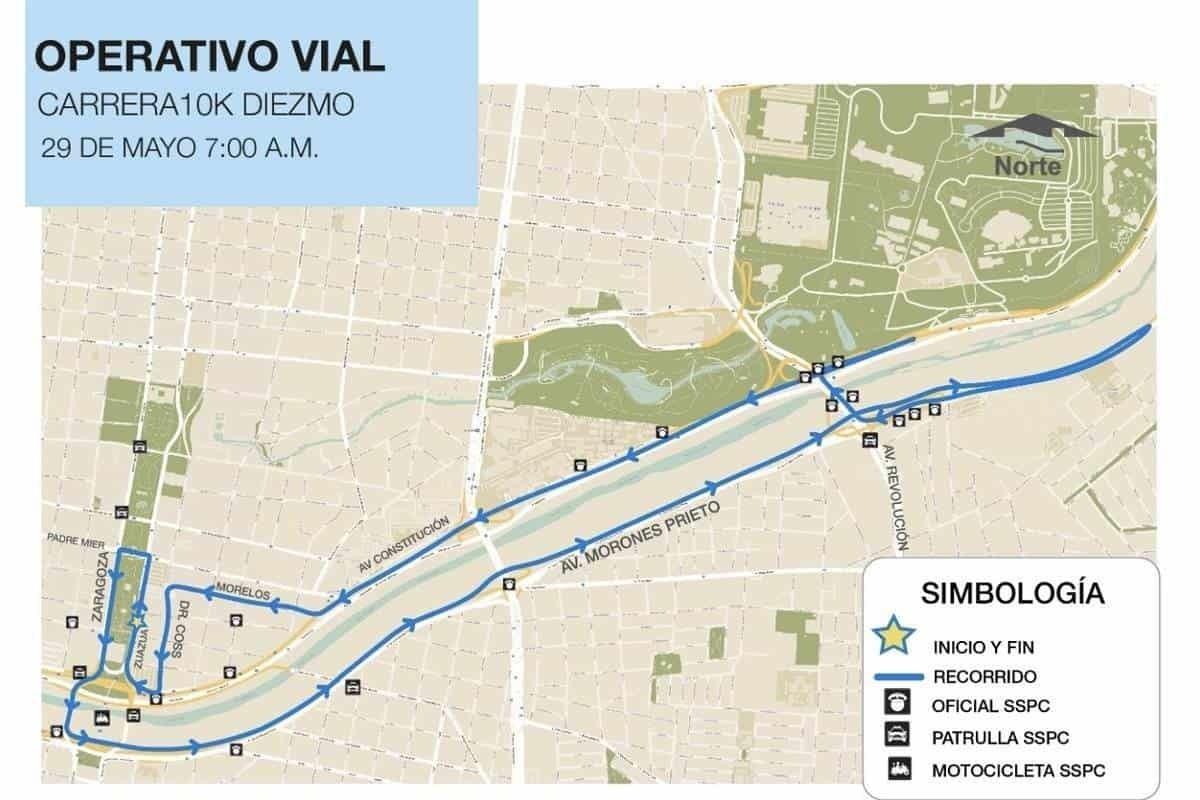 ¡Toma precaución! Operativo por carreras del Diezmo y Caminata por la Salud