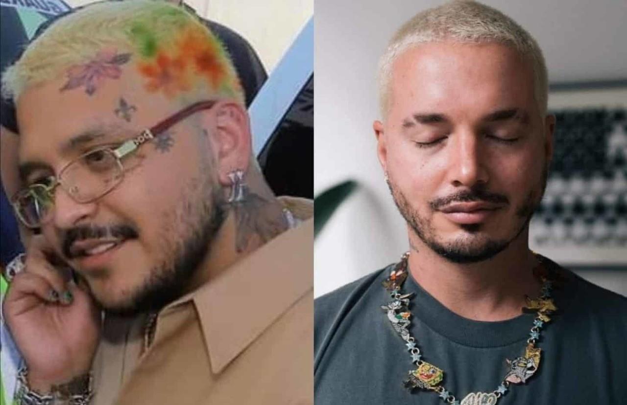 ¿Le copió el look a J Balvin? ¡Christian Nodal ahora es rubio!