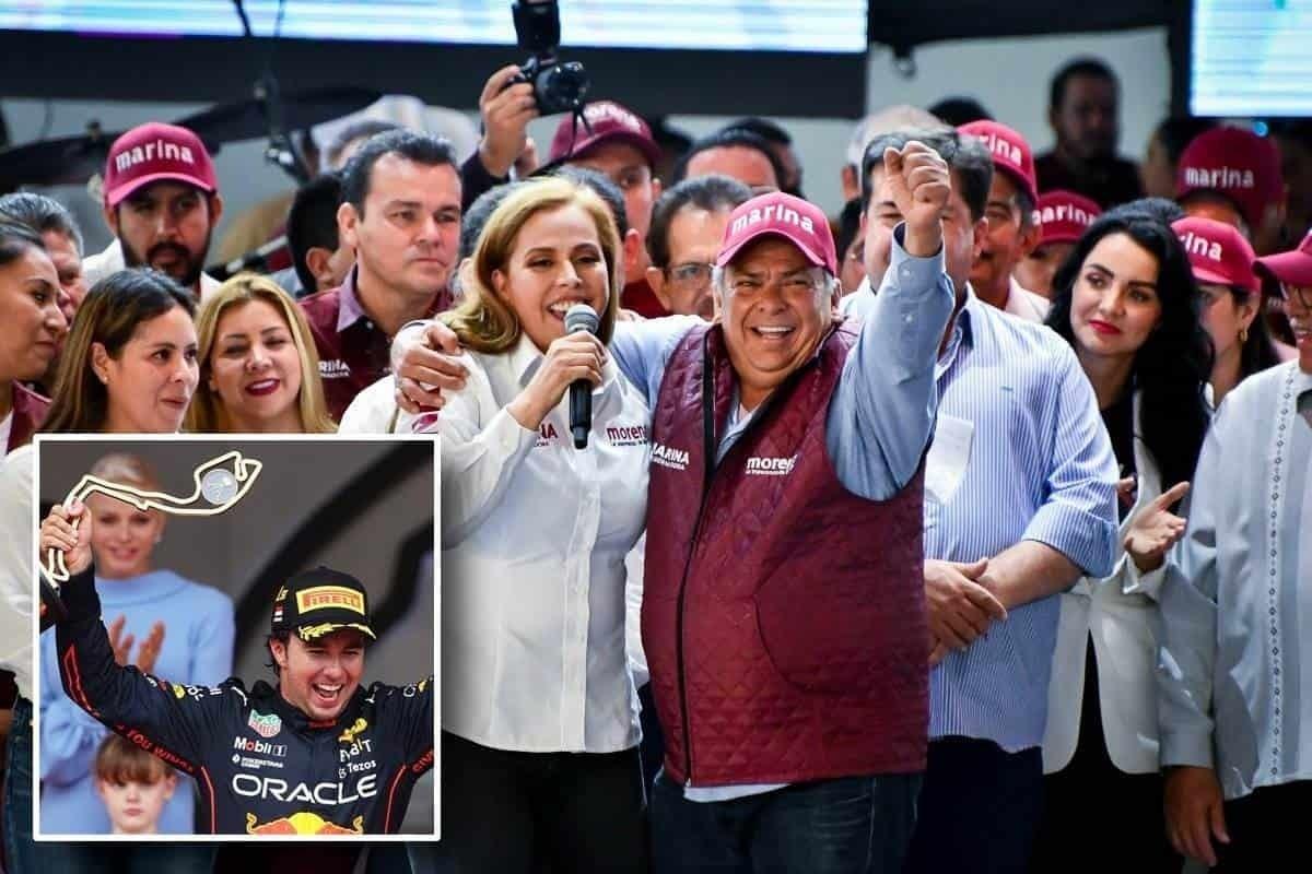 Afirman que Checo Pérez apoyaría a candidata Marina Vitela en Durango