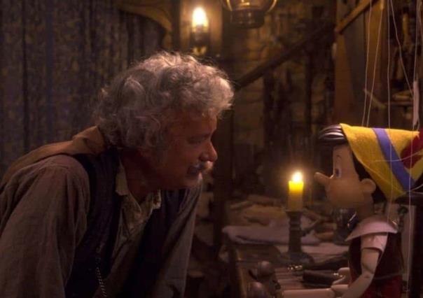 Muestran a Tom Hanks como Geppetto