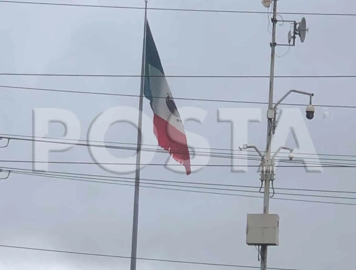 Lluvias rompen la bandera del Obispado