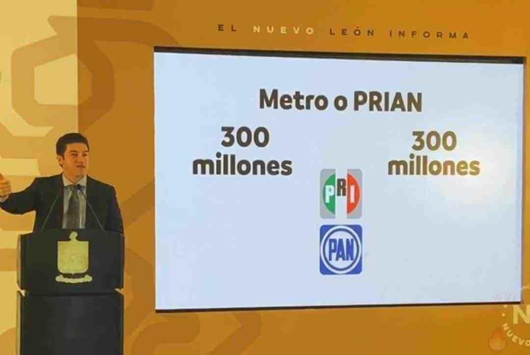 Plantea Samuel García redireccionar presupuestos del PRI y PAN al Metro
