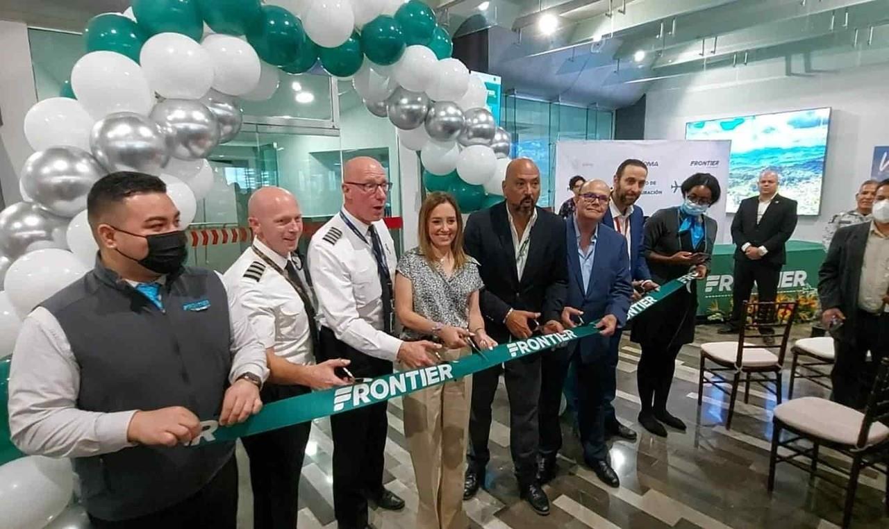 Inaugura Frontier Airlines su primer vuelo Monterrey- Las Vegas