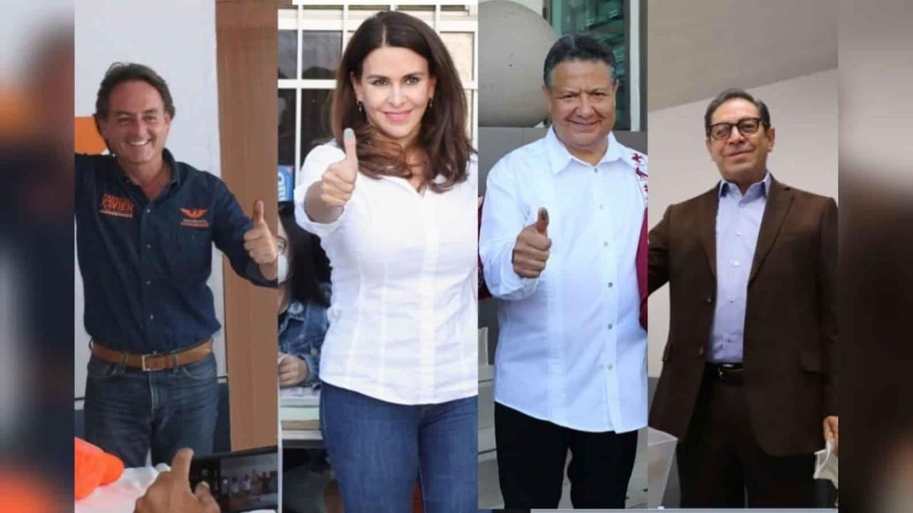 Emiten su voto candidatos a la gubernatura de Hidalgo
