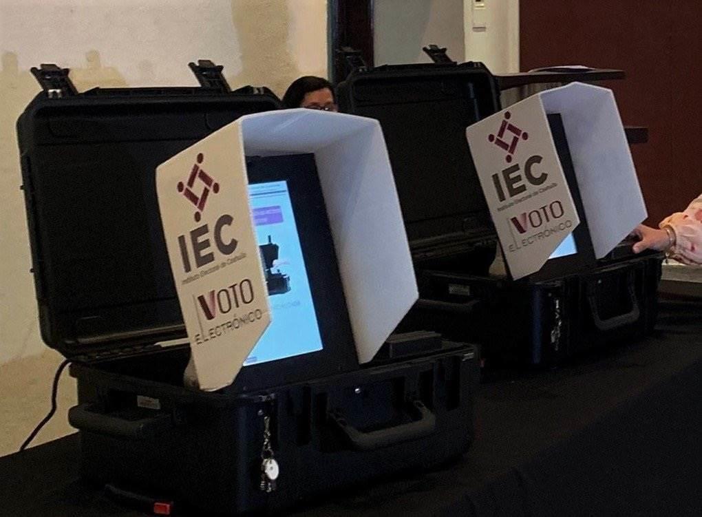 Sin incidentes votación en urnas electrónicas en Tamaulipas