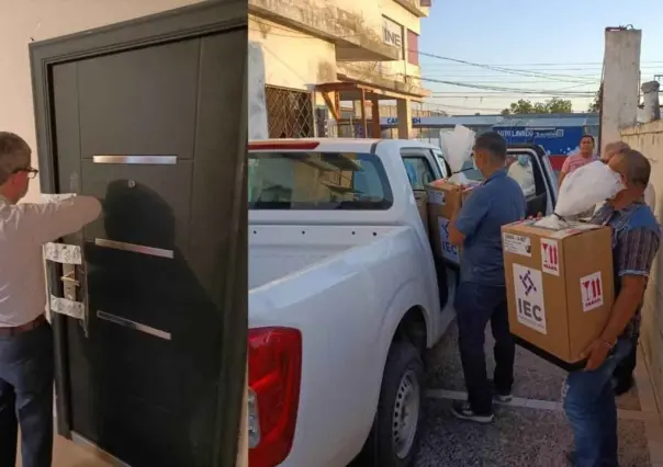 Inicia INE instalación de urnas electrónica en Nuevo Laredo