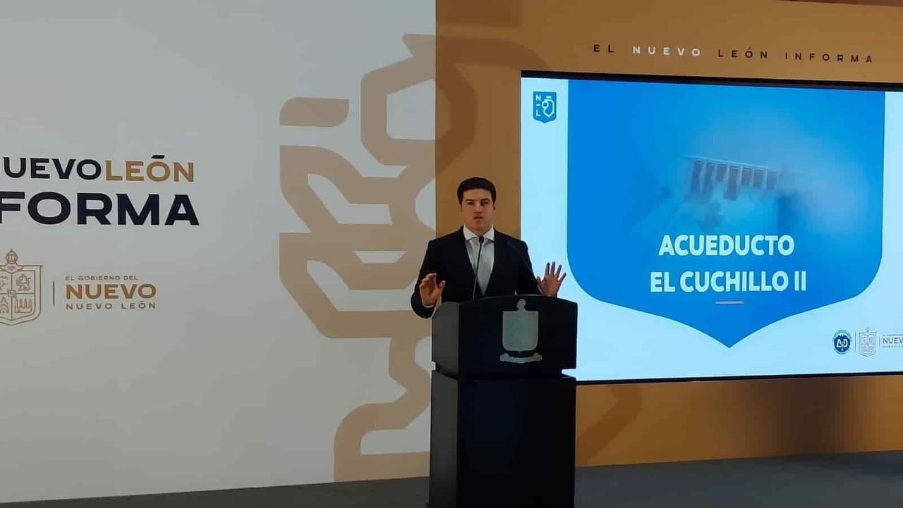 Anuncia Samuel García construcción de acueducto El Cuchillo II