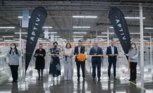 Inaugura Tatiana Clouthier maquiladora filial de Tesla en Nuevo Laredo