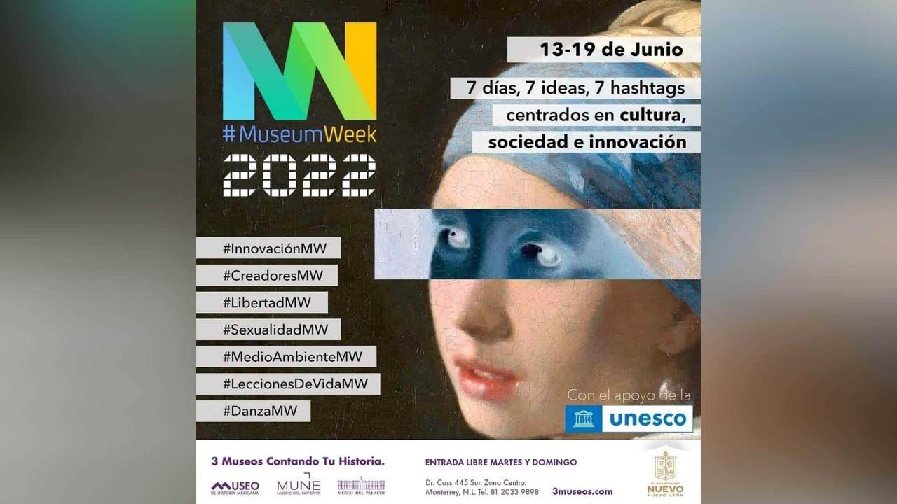 Súmate al #MuseumWeek2022 con estos hashtags