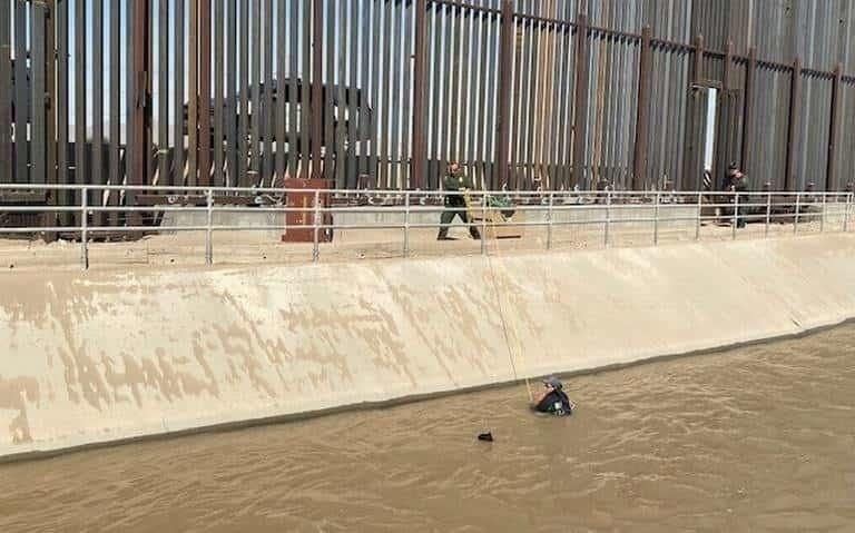 Hallan cuerpos de cinco migrantes en canales de frontera entre México y EU