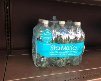 Escasea el agua embotellada en tiendas de Nuevo León