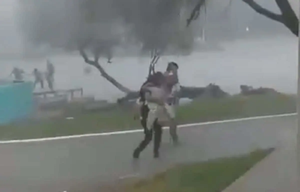 Comienza a llover en Montemorelos, Nuevo León