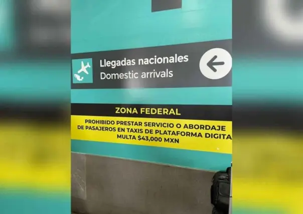 Viajeros se quejan de que no podrán llegar en Uber o DiDi a el AICM