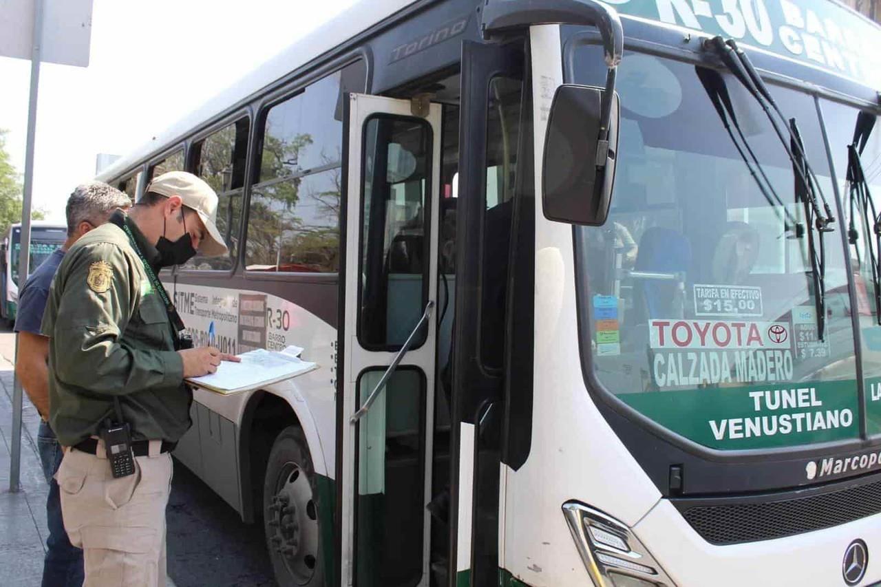 Mantienen operativo para detectar a camiones cobrones de 15 pesos