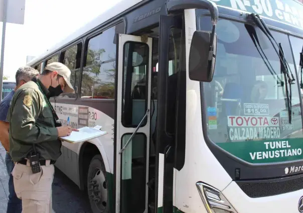 Mantienen operativo para detectar a camiones cobrones de 15 pesos