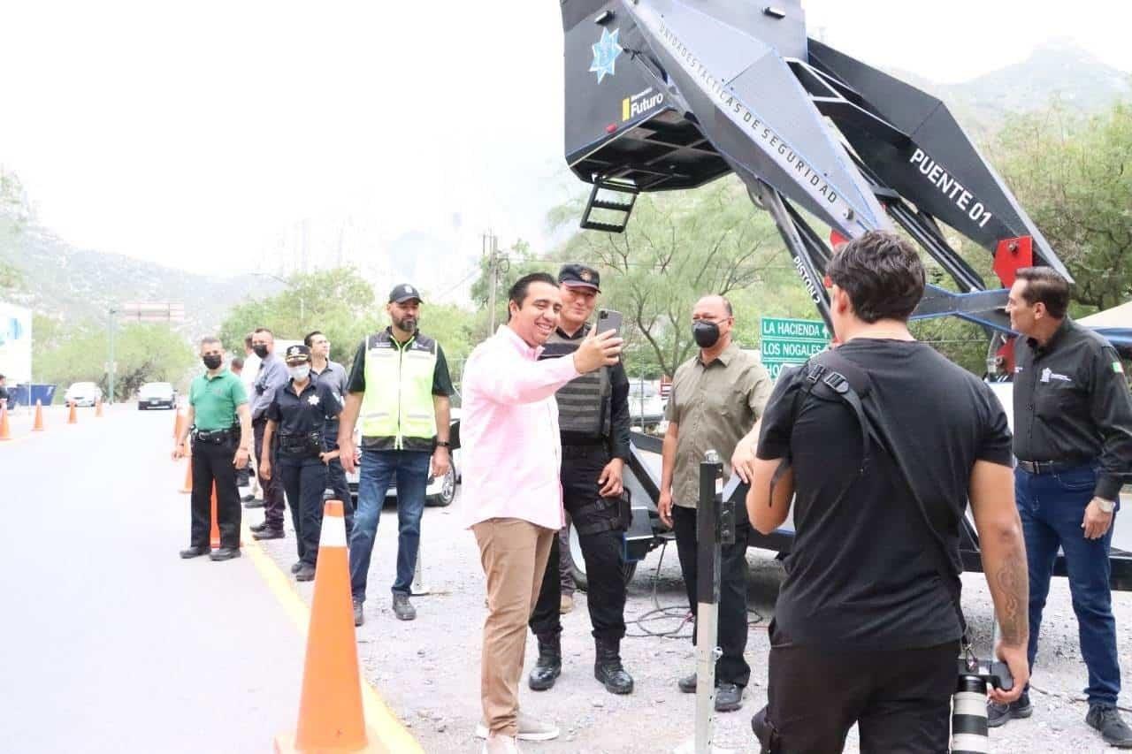 Activan operativo de seguridad en Parque La Huasteca de Santa Catarina
