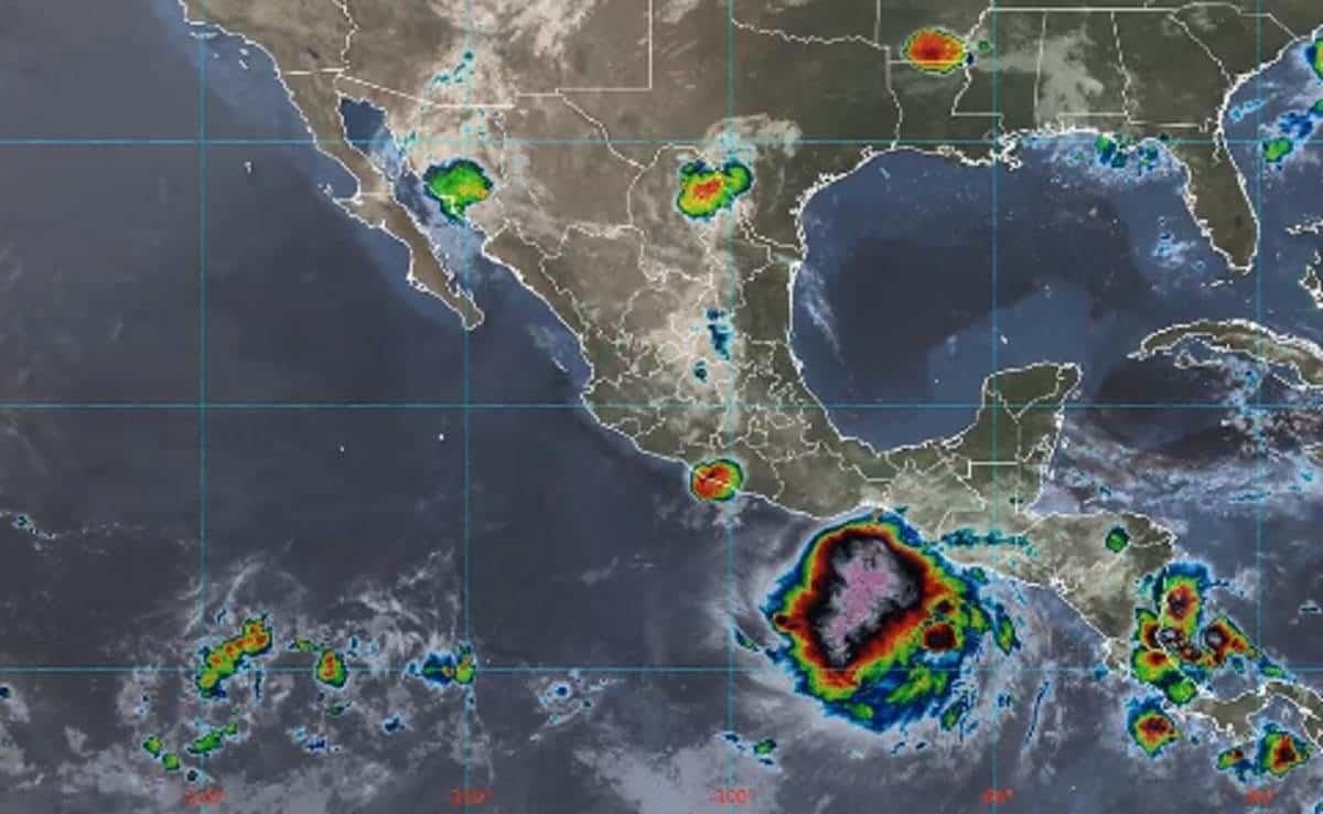 Tormenta tropical Bonnie ocasionará lluvias intensas al sureste de México