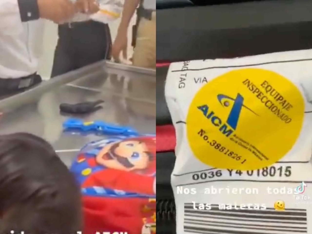 ¡Cayó la ley! Niño lleva armas de juguete en maleta en aeropuerto de CDMX