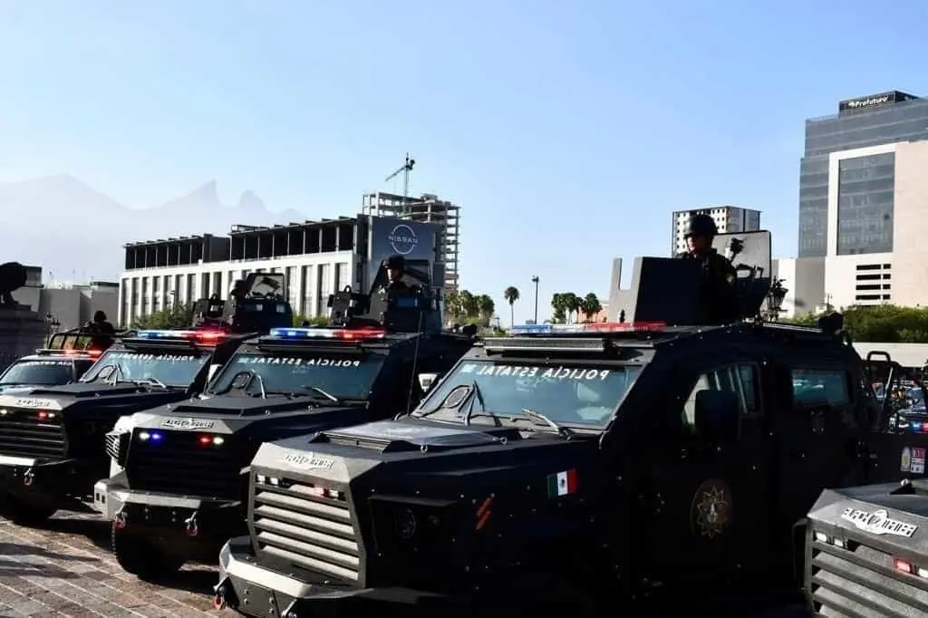 Llegan nuevas patrullas y unidades blindadas para Fuerza Civil
