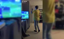 ¡Fortnite, pizza y novia! Felicidad de un joven inunda redes sociales
