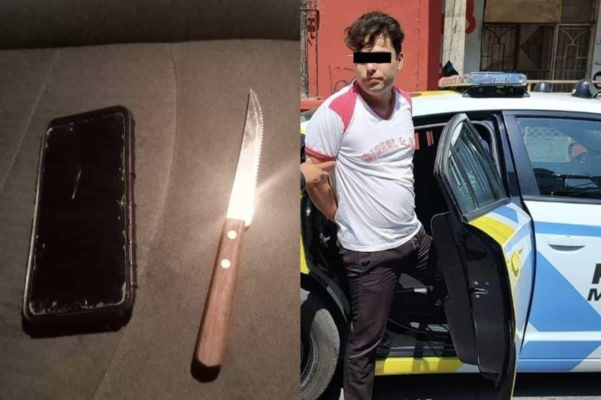 Detienen a hombre por intentar estrangular a la madre de su hijo