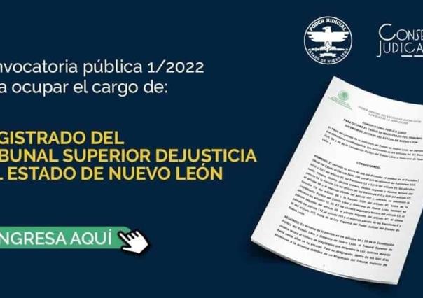 Lanzan convocatoria para cubrir vacante en el TSJNL