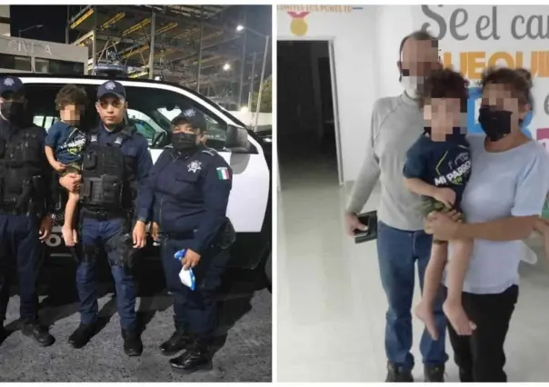 Policías de Guadalupe rescatan a menor de 2 años que caminaba por la calle