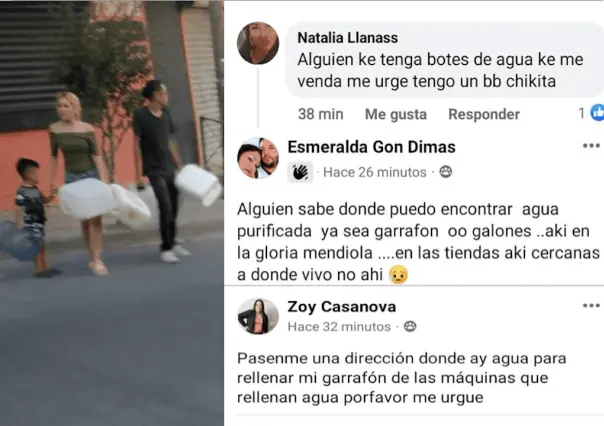 ¿Quién me vende una cubeta de agua para mi bebé?, así golpea falta de agua