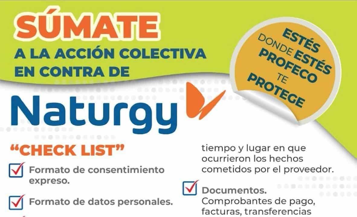 ¡Ahora contra Naturgy! Profeco pide sumarse a acción colectiva