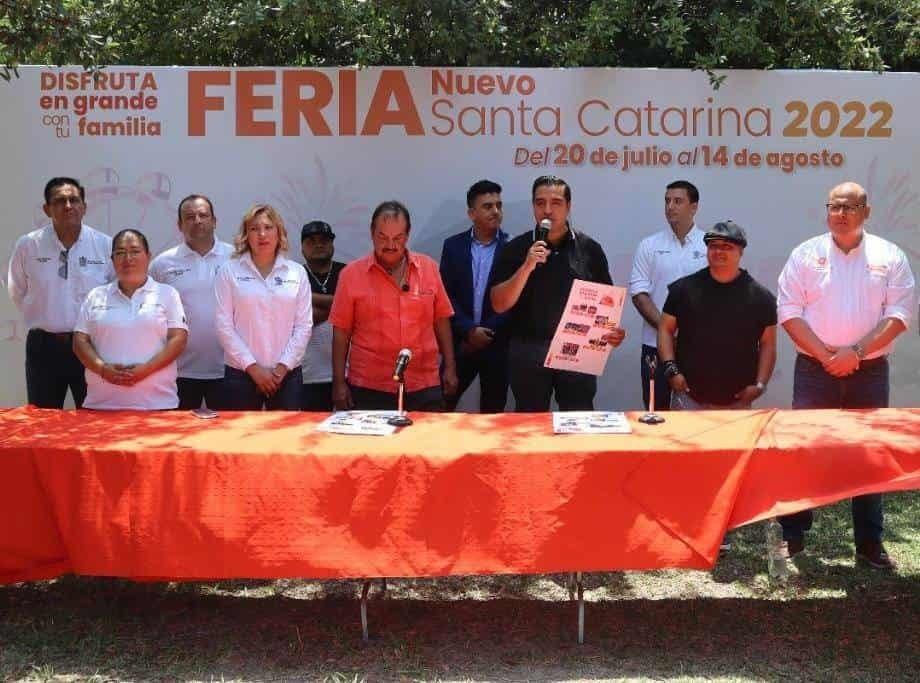 Santa Catarina tendrá feria municipal del 20 de julio al 14 de agosto