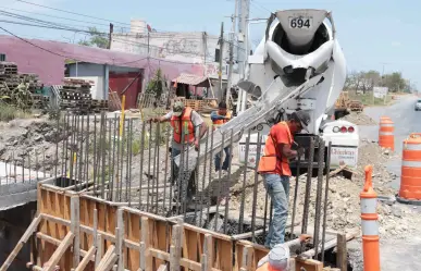 Juárez reporta avance del 65% en obra de drenaje pluvial