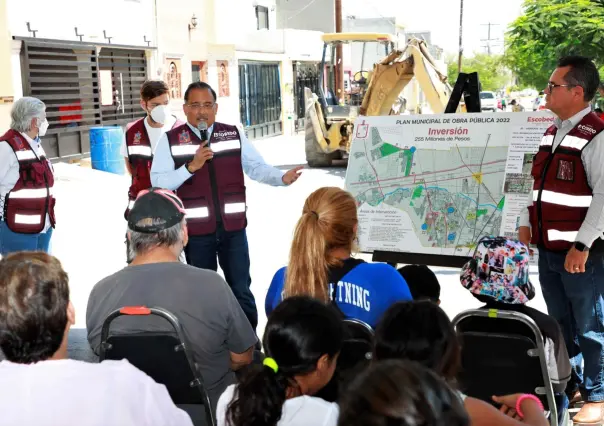Avanza Escobedo con paquete de obras